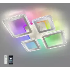 Люстра світлодіодна з пультом та додатком для телефону OVAL ICE RGB 75W