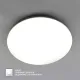 LED Світильник MOON Ø 45 см 70 Вт білий з срібним