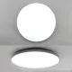 LED Світильник MOON Ø 45 см 70 Вт білий з срібним