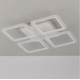 Люстра світлодіодна з пультом та додатком для телефону Room RGB 70W 4S біла