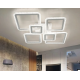 Люстра світлодіодна з пультом та додатком для телефону OVAL ICE RGB 120W