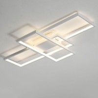Світлодіодна люстра з пультом та мобільним додатком SVEN 65W 3S білий