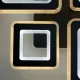 Люстра світлодіодна з пультом OVAL RGB Ø 55 см 110 Bт чорна