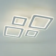 Люстра світлодіодна з пультом OVAL RGB Ø 55 см 110 Bт біла
