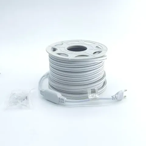Гнучка вологостійка світлодіодна стрічка біле світло DYVOSVIT 120 W 20 м IP65