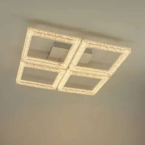 Світильник світлодіодний квадрат OBRII ICE 65 W Ø 46.5 см