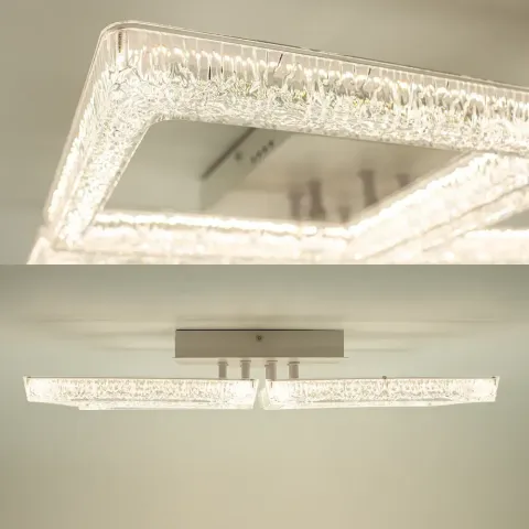 Світильник світлодіодний квадрат OBRII ICE 65 W Ø 46.5 см