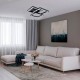 Стельова світлодіодна люстра AL6493ARD URBAN B 60Вт чорна з пультом